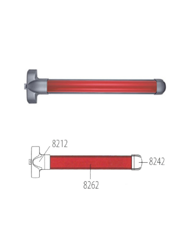 KIT ANTIPANICO PUSH 8825B (2 PUNTOS CIERRE)