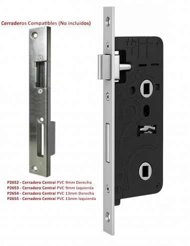Piezas Compatibles Cerradura WC/Baños Para PVC 90/20mm.